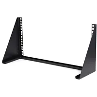 5U VERTICAL WALL MOUNT RACK 19IN OPEN LOW PROFILE WALL MOUNT