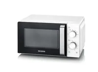Severin MW 7885 microwave Black, White Solo microwave Countertop 17 L 700 W