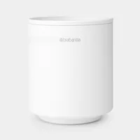 Brabantia Zahnputzbecher Mindset Weiss - Detailfarbe: Weiss - Detailmaterial: Recycled Kunststoff - Grundmaterial: Recycling Material