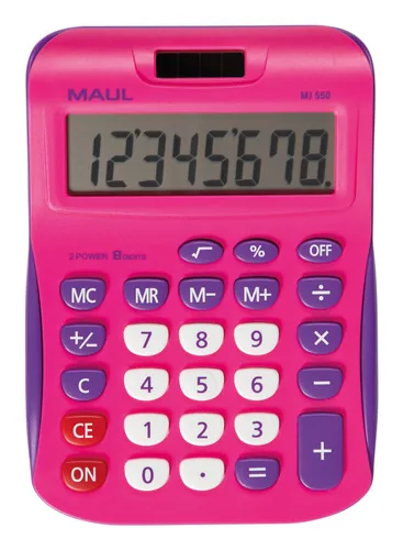 MAUL MJ 550 calculatrice Poche Calculatrice à écran Rose