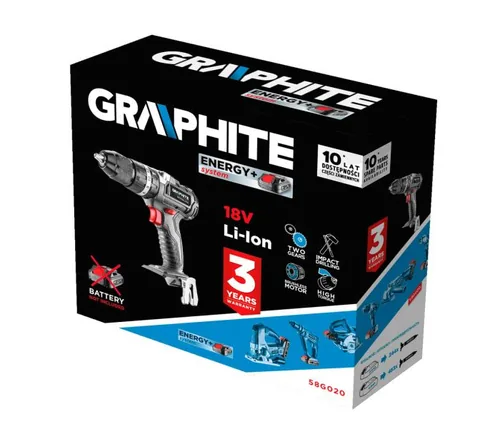 Graphite 58G020 drill 1700 RPM Keyless