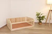 Kerbl Indoor Kleintierbehausung 113,5 x 75,5 x 40 cm - Nagetierart: Hamster - Kaninchen - Tierart: Kaninchen - Meerschweinchen - Nager