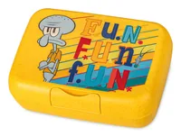 Koziol Lunchbox CANDY L SQUIDWARD honey yellow - Materialtyp: Biokunststoff - Unterteilungsmöglichkeit: Ja - Material: Biozirkulärer Kunststoff - Detailfarbe: Gelb - Rot - Blau - Spülmaschinenfest: Ja - Set: Nein