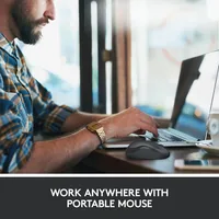Logitech Maus M220 Silent , kabellos - Maus-Typ: Standard - Maus Features: Ein-/Ausschalter - Silent-Tasten - Scrollrad - Bedienungsseite: Universal - Detailfarbe: Schwarz - Verbindungsart: Kabellos - Schnittstelle: USB-A
