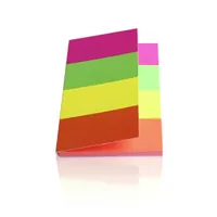 Kores Page Marker Papier 50 Stück pro Block - Verpackungseinheit: 4 Stück - Detailfarbe: Mehrfarbig