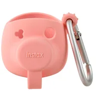 Fujifilm Kameratasche Instax Pal Pink - Tragemöglichkeit: Karabinerhaken - Detailfarbe: Pink - Zusatzfächer: Nein - Bauform Kamera: Sofortbildkamera - Kamerataschenart: Schutzhülle