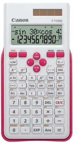 Canon F-715SG calculator Pocket Scientific Pink, White