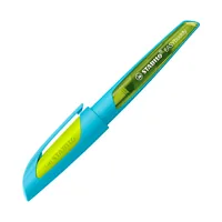 STABILO EASYbuddy ergonomischer Schulfüller inkl. Patrone - Strichstärke: Medium (M) - Set: Nein - Bedienungsseite Stift: Universal - Ergnonomisch Schreiben: Ja - Anwender: Kinder - Schüler - Schriftfarbe: Königsblau