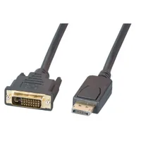 EFB DisplayPortDVI Kabel Stecker AStecker A 1m schwarz