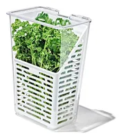 Oxo Good Grips Kühlschrankorganizer Produce Saver, 15.24 x 11.4 x 28.7 cm - Produkttyp: Gemüsekiste - Materialtyp: Kunststoff - Set: Nein - Volumen: 4 l - Stapelbar: Nein - Verschlusstyp: Ohne Verschluss