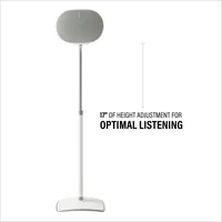 SANUS Ständer für Sonos Era 300 Weiss - Paarweise: Nein - Detailfarbe: Weiss - Typ: Ständer - Eigenschaften: Höhenverstellbar - Maximale Tragkraft: 4.5 kg