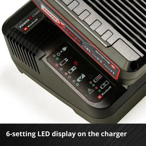 Power-X-Change Starter-Kit A1, 18Volt 4Ah (schwarz/rot, Akku + Ladegerät)
