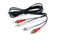 Equip Audiokabel - 2 RCA (M) - 2 RCA (M) - 2,5m - Black