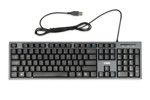 iBox IKMS606 keyboard Mouse included Home USB QWERTY UK English Black