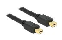 Delock Kabel Mini-DisplayPort - Mini-DisplayPort, 0.5 m - Kabeltyp: Anschlusskabel - Videoanschluss Seite A: Mini-DisplayPort - Videoanschluss Seite B: Mini-DisplayPort - Detailfarbe: Schwarz - Kabellänge: 0.5 m - Display Port Standard: 1.2