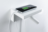 Paulmann Wandleuchte 3-Step-Dim Jerik USB C Weiss - Leuchten Kategorie: Wandleuchte - Betriebsart: Netzbetrieb - Lampensockel: LED fest verbaut - Farbtemperatur Kelvin: 3000 K - Dimmbar: dimmbar - Farbwiedergabeindex CRI: 80