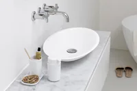 Brabantia Seifenspender-Set ReNew mit Zahnputzbecher und Schale Weiss - Wandmontage: Nein - USB-Schnittstelle: Nein - Sensor-Technik: Nein - Detailfarbe: Weiss - Fassungsvermögen: 250 ml