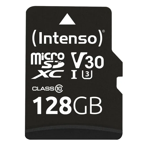 INTENSO Micro SDXC Card PRO 128GB 3433491 with adapter, UHS-I