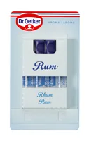 Dr.Oetker Aroma Rum 8 ml - Zertifikate: Keine Zertifizierung - Packungsgrösse: 8 ml - Geschmacksrichtung: Rum - Fairtrade: Nein - Bio: Nein