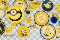 PARTYDECO Teller 23cm TPP108 Minions 6 Stück