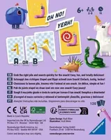 Ravensburger Kartenspiel Snackaroo ab 6 Jahren, 2-5 Spieler - Sprache: Deutsch - Englisch - Französisch - Kategorie: Kartenspiel - Altersempfehlung ab: 6 Jahren - Spieldauer: 15 min - Min. Anzahl Spieler: 2 - Max. Anzahl Spieler: 5