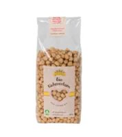 Leib und Gut Bio Kichererbsen 500 g - Produkttyp: Kichererbsen - Nährwertangabe pro: 100 g - Energiegehalt (in kj): 1410 KJ - Energiegehalt (in kcal): 336 Kcal - Fett: 5.9 g - Gesättigte Fettsäuren: 0.6 g