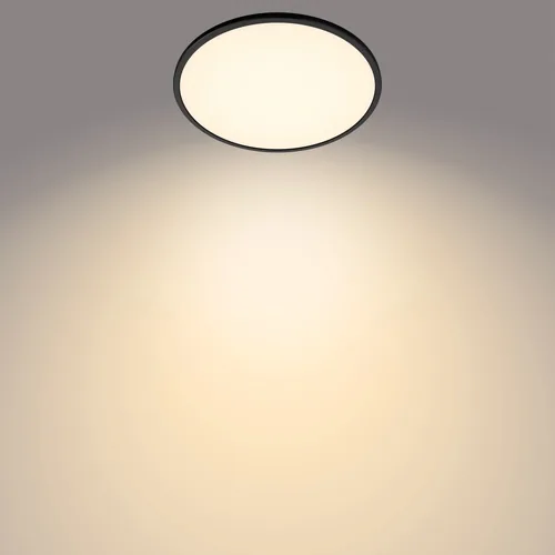 Philips Deckenleuchte LED SceneSwitch CL550 1500 lm 2700K, Schwarz - Leuchten Kategorie: Deckenleuchte - Betriebsart: Netzbetrieb - Lampensockel: LED fest verbaut - Farbtemperatur Kelvin: 2700 K - Dimmbar: nicht dimmbar - Farbwiedergabeindex CRI: 80