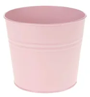 Opiflor Zinktopf Jan 14 x 12 cm, Rosa - Eigenschaften: Keine Eigenschaft - Motiv: Kein - Verpackungseinheit: 1 Stück - Detailfarbe: Rosa - Produkttyp: Dekoschale - Detailmaterial: Zink