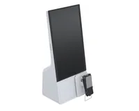 Ergonomic Solutions SpacePole Kiosk SKS001-32 accessoire de système de paiement en point de vente Plaque POS Blanc Métal
