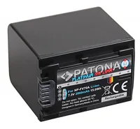 Patona Digitalkamera-Akku NP-FV70A - Akkutyp: Lithium-Ion (Li-Ion) - Spannung: 7.3 V - Akkukapazität: 2060 mAh - Kompatible Hersteller: Sony - Kapazität Wattstunden: 15 Wh