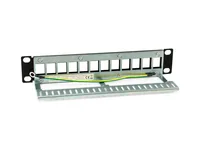 Equip 10 Patchpanel 12xKeystones FTP 1U RAL9005