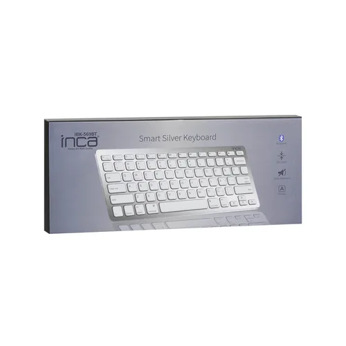 INCA Tastatur IBK-569BT BT 3.0 ultradünn, Multimedia, 10m si retail