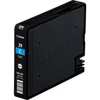 Canon Tinte PGI-29C / 4873B001 Cyan - Druckleistung Seiten: 0 × - Toner/Tinte Farbe: Cyan - Originalprodukt: Ja - Rainbow Kit: Nein