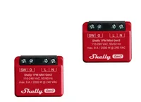 Shelly WLAN-Schaltaktor Mini PM Gen3, 2 Stück - Detailfarbe: Rot - Produkttyp: Schaltaktoren - Protokoll: WLAN - Bluetooth - Systemkommunikation: Wireless - System-Kompatibilität: Google Assistant - Amazon Alexa