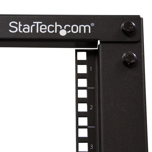 12U SERVER RACK - OPEN FRAME ADJUSTABLE DEPTH 4 POST RACK