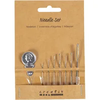 Creativ Company Nähset 3.8 - 7 cm - Produkttyp: Nähset - Detailfarbe: Silber