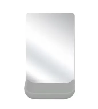 Kleine Wolke Kosmetikspiegel Tray Grau - Vergrösserung: 1 × - Detailfarbe: Grau - Form: Eckig - Wandhalterung: Nein