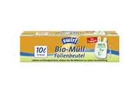 Swirl Grüngut-Müllbeutel 10 l, 10 Stück - Parfümiert: Nein - Eigenschaften: Biologisch abbaubar - Verpackungseinheit: 10 Stück - Volumen: 10 l - Trageriemen: Ja - Material: Kunststoff