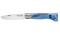 opinel Kindermesser N°7 Outdoor junior Blau - Typ: Klappmesser - Schalenmaterial: Kunststoff - Funktionen: Keine - Einhandklinge: Ja - Verriegelung: Arretierbare Klinge - Anzahl Funktionen: 1-10