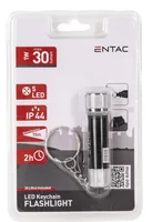 Entac Flashlight 5LED Keychain Black