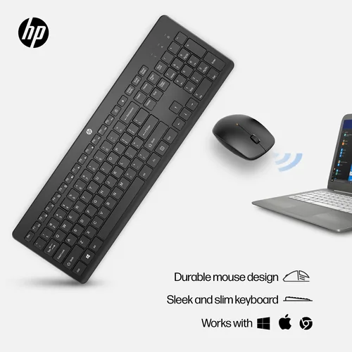 HP 230 Wireless Mouse and Keyboard Combo White clavier Souris incluse RF sans fil Blanc