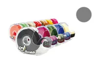 Patchsee Klettband-Box ID-SCRATCH Dispender Box Grau - Breite: 20 mm - Länge: 2 m - Produkttyp: Klettband - Ausstattung Kabelmanagement: Zuschneidbar - Haftend - Wiederverwendbar - Verpackungseinheit: 1 Stück - Material: Polyamid (PA)