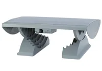 MAUL ergonomische Füßstütze Pro beheizt 45x39cm grau