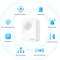 TP-Link Smart Hub mit Klingelton Tapo H100 - Detailfarbe: Weiss - Protokoll: WLAN - Produkttyp: Zentralen und Gateways - Systemkommunikation: Wireless - System-Kompatibilität: Keine