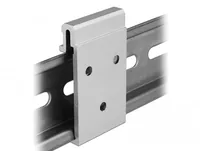 Delock Montageset Aluminium Clip 27 mm  für Hutschiene - Zubehörtyp: Befestigung - Set: Ja