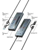 Hub 9-in-1 Hub IcyBox USB 3.2 mit Type-CType-A Anschluss