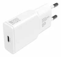 4smarts USB-Wandladegerät PDPlug Slim 20 W - Ladeport Output: 1x USB Power Delivery (variabler Ladestrom/Spannung) - Detailfarbe: Weiss - USB Ladeanschluss: 1