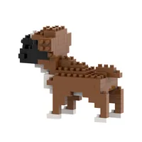BRIXIES Bausteinmodell Boxer aus 89 Bausteinen - Anzahl Teile: 89 Teile - Altersempfehlung ab: 8 Jahren - Kategorie: Figuren/Tiere - Material: Kunststoff