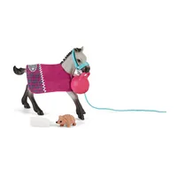 Schleich Spielfigurenset Horse Club Spielspass mit Fohlen - Themenbereich: Horse Club - Altersempfehlung ab: 5 Jahren