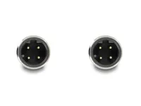 Delock M12 Kabel D-kodiert 4 Pin Stecker zu Stecker PUR (TPU) 2 m